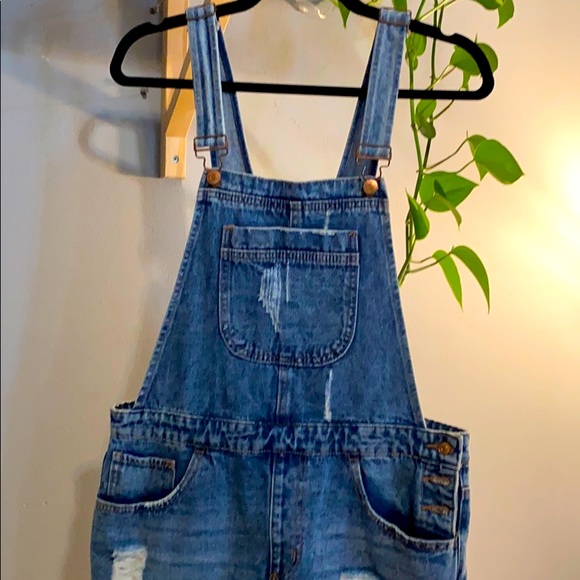 Forever 21 Other - Forever 21 Denim Skirt Overall Size Large